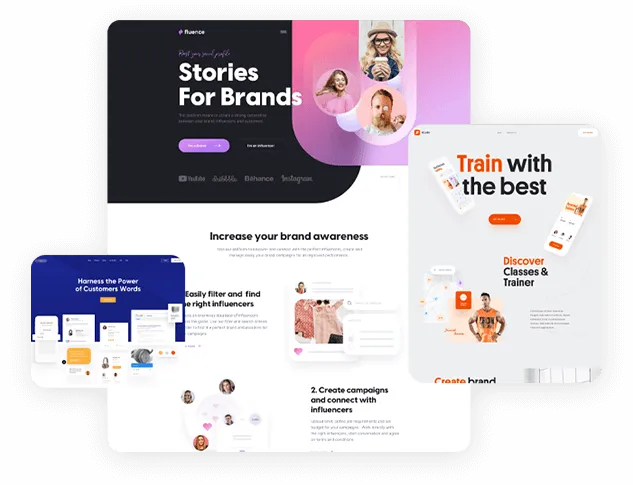 Website design and development services